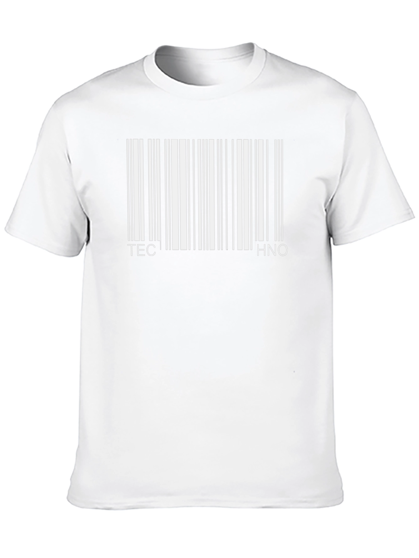 Techno Barcode T-Shirt - Music Lovers Tee
