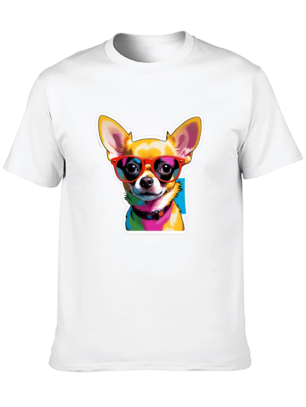 Cool Chihuahua Graphic Tee - Black
