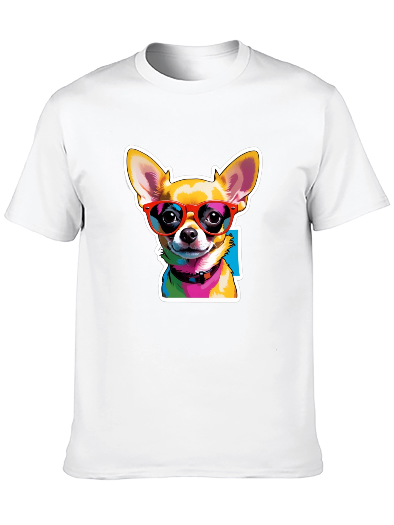 Cool Chihuahua Graphic Tee - Black