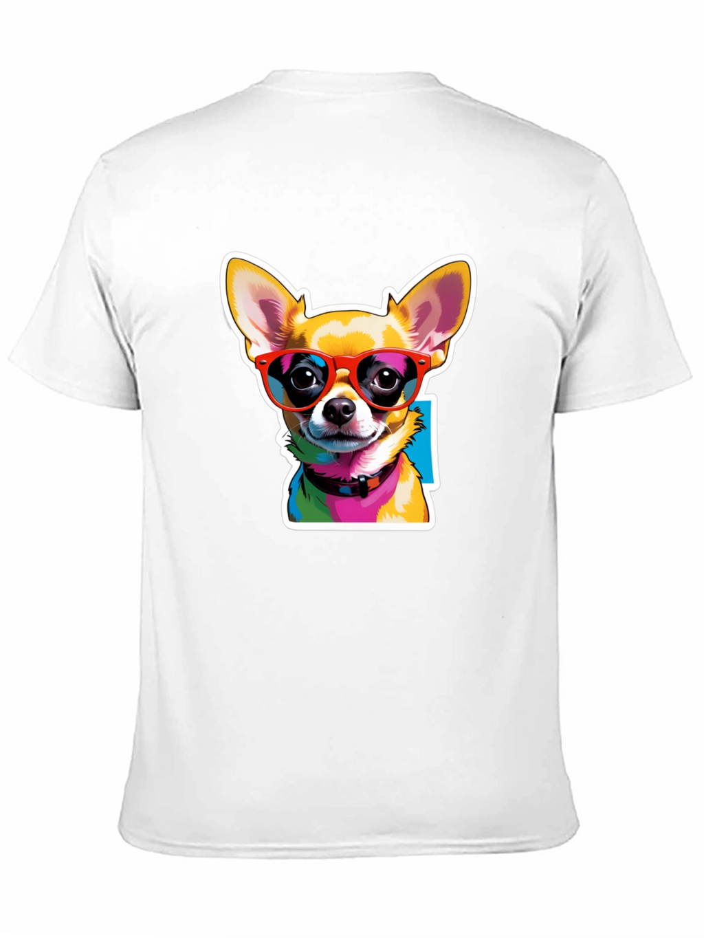 Cool Chihuahua Graphic Tee - Black