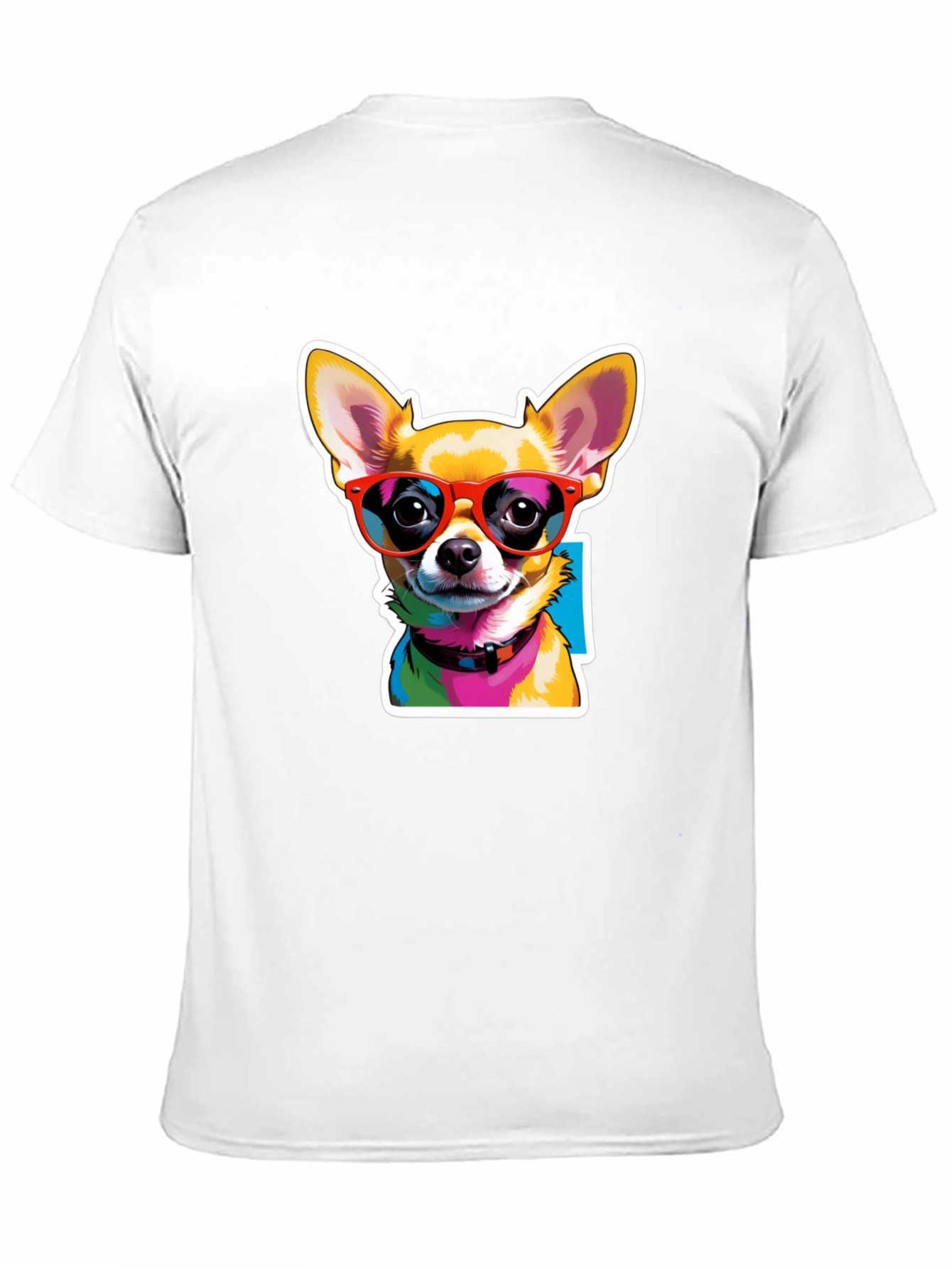 Cool Chihuahua Graphic Tee - Black