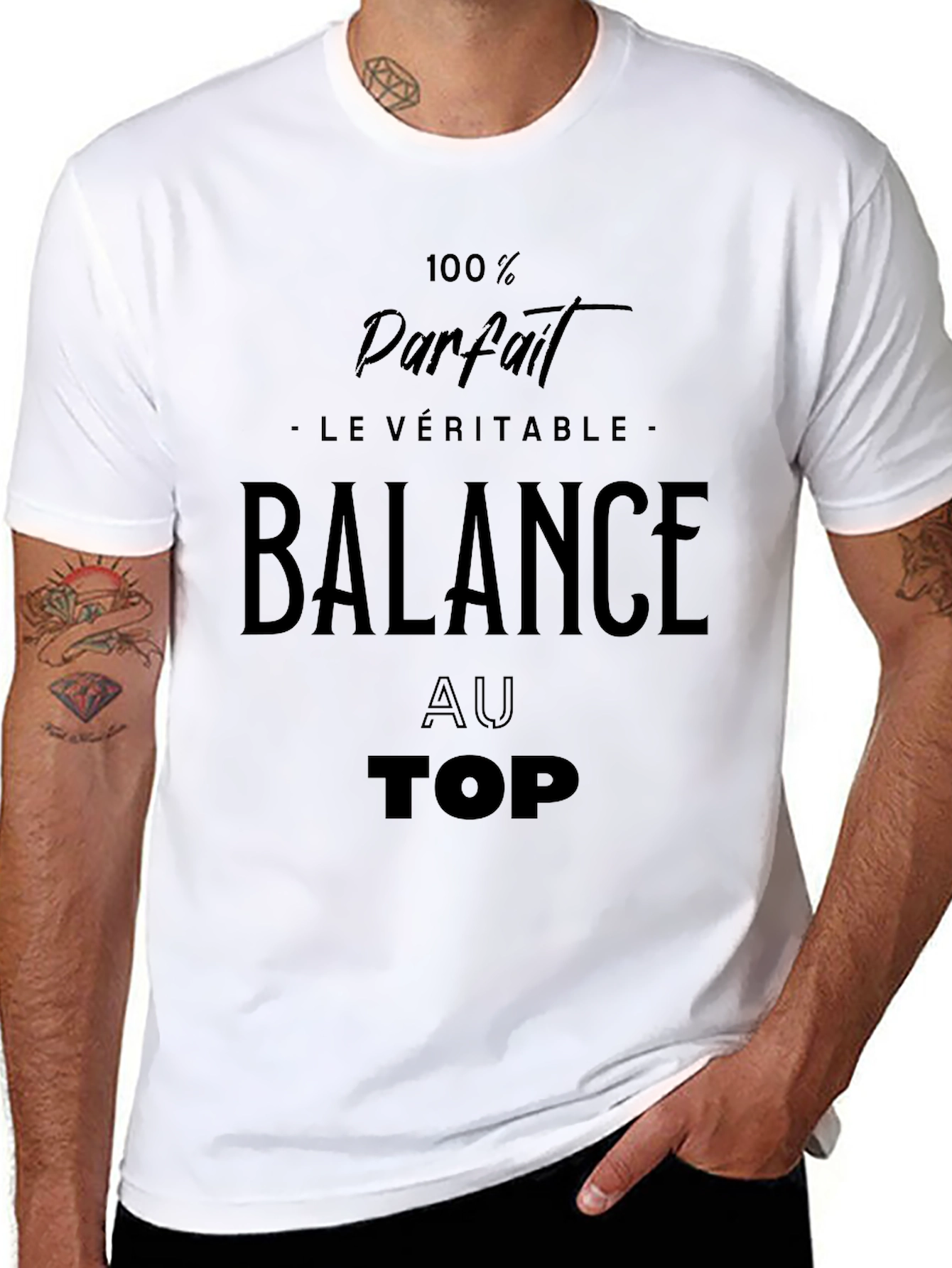 100% Parfait T-Shirt - Unique Balance Top Design