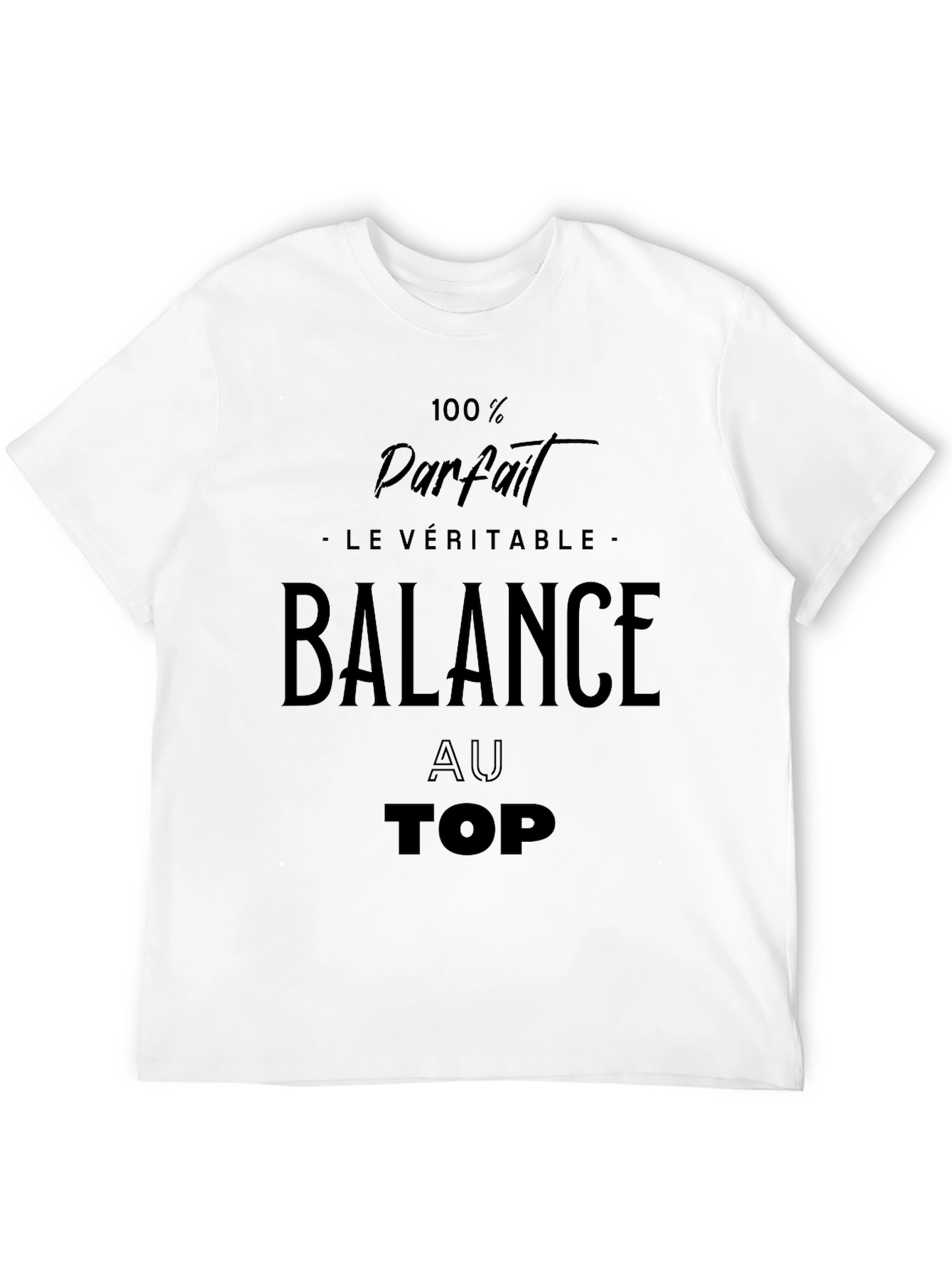 100% Parfait T-Shirt - Unique Balance Top Design