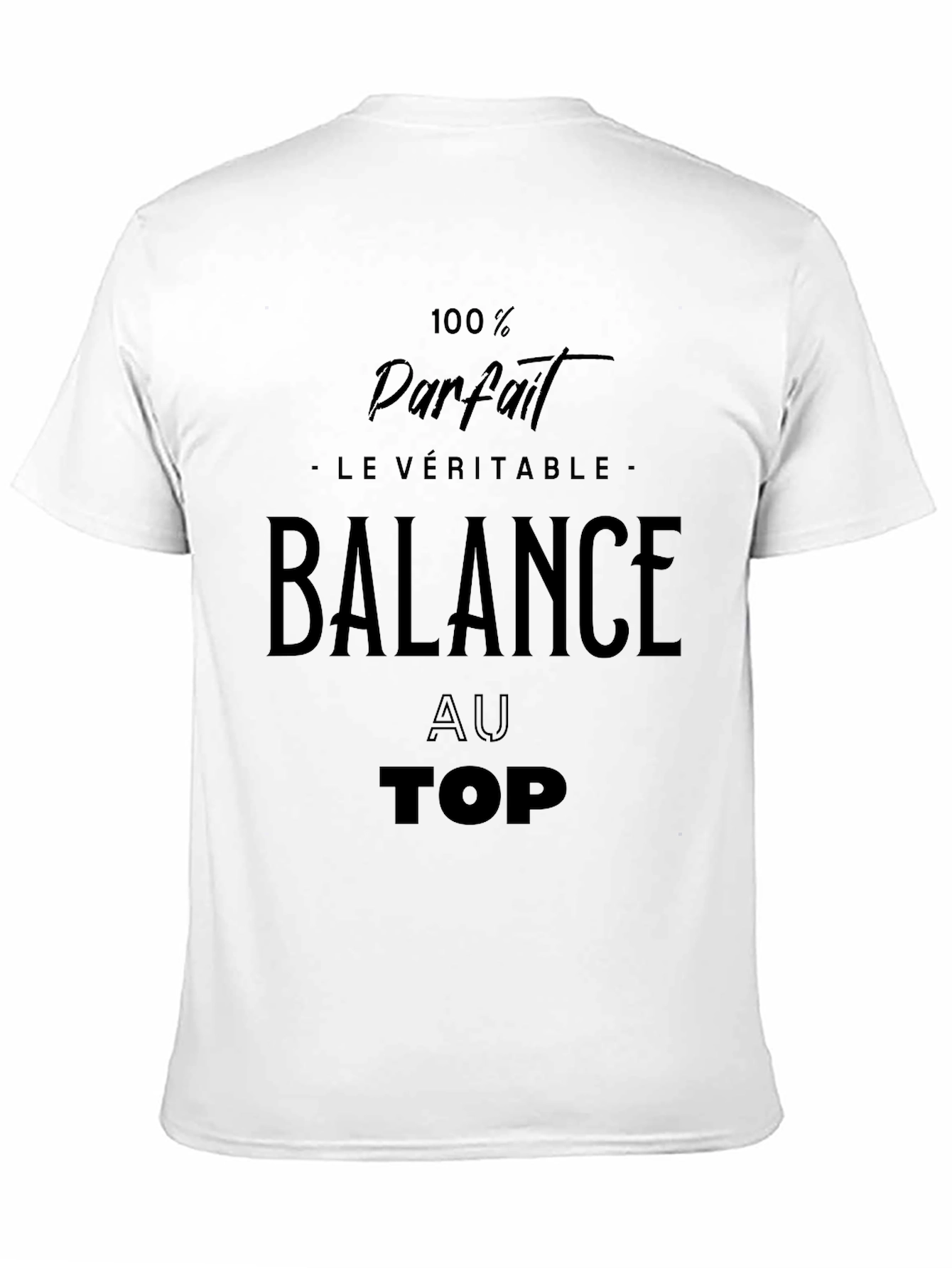 100% Parfait T-Shirt - Unique Balance Top Design