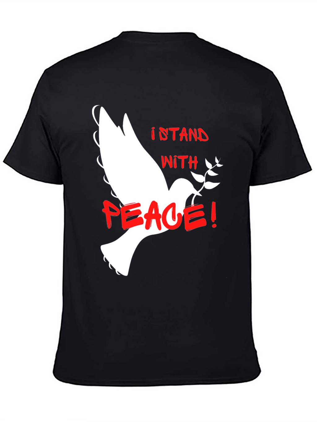 Stand With Peace Dove Graphic T-Shirt