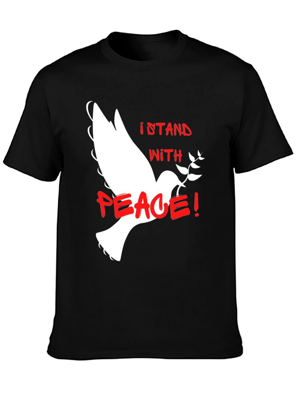 Stand With Peace Dove Graphic T-Shirt