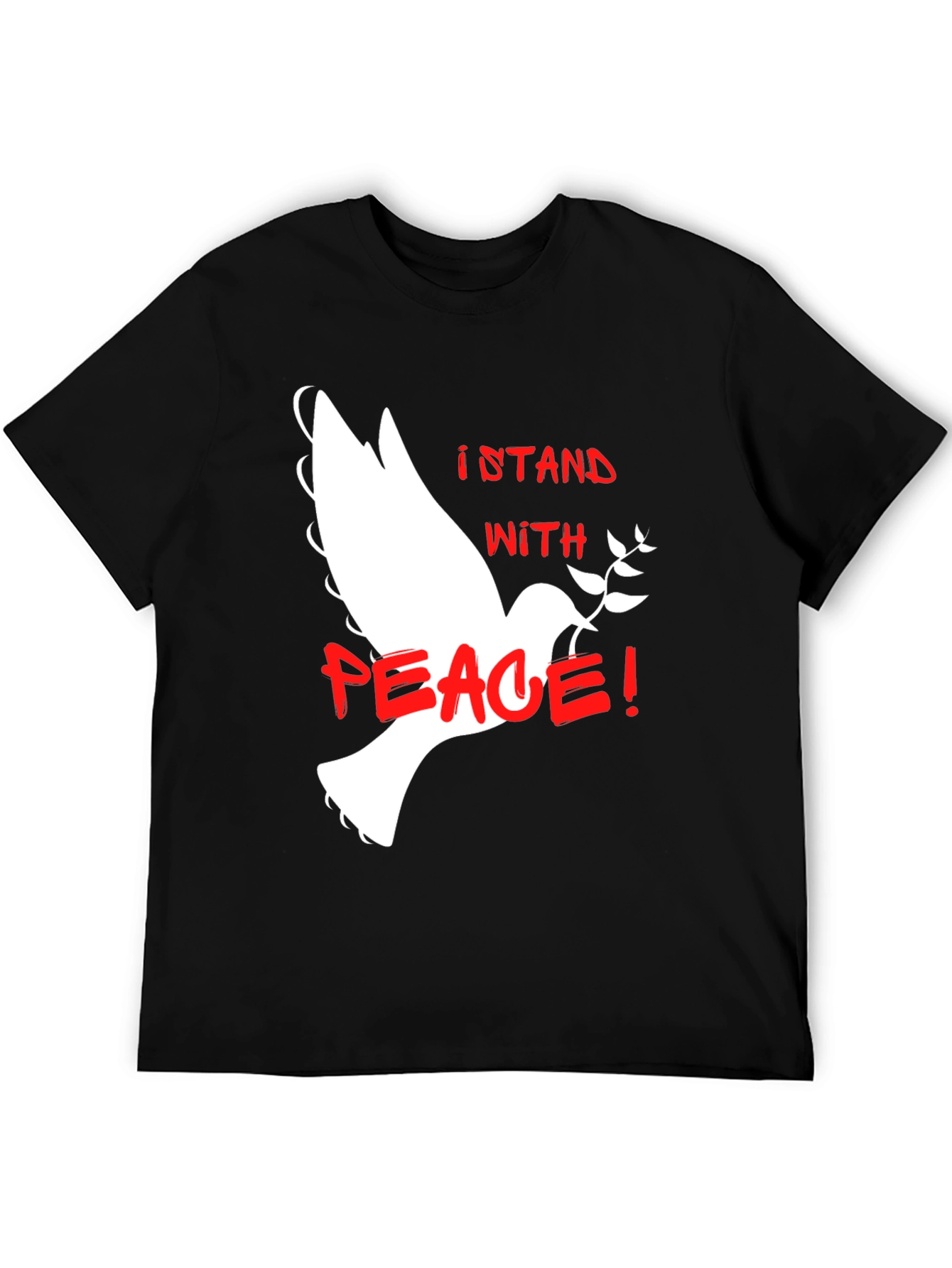 Stand With Peace Dove Graphic T-Shirt
