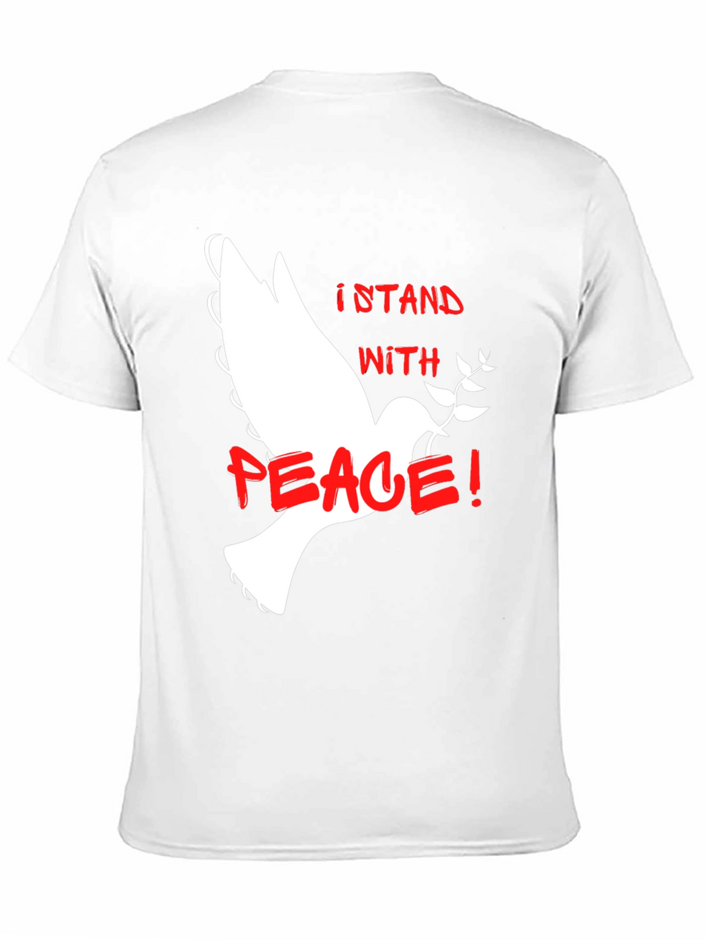 Stand With Peace Dove Graphic T-Shirt