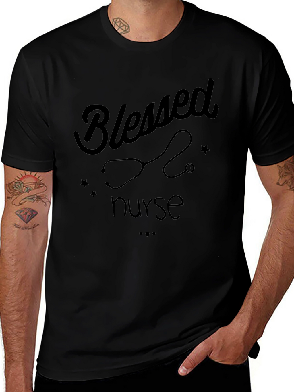 Blessed Nurse T-Shirt - Stylish Appreciation Tee