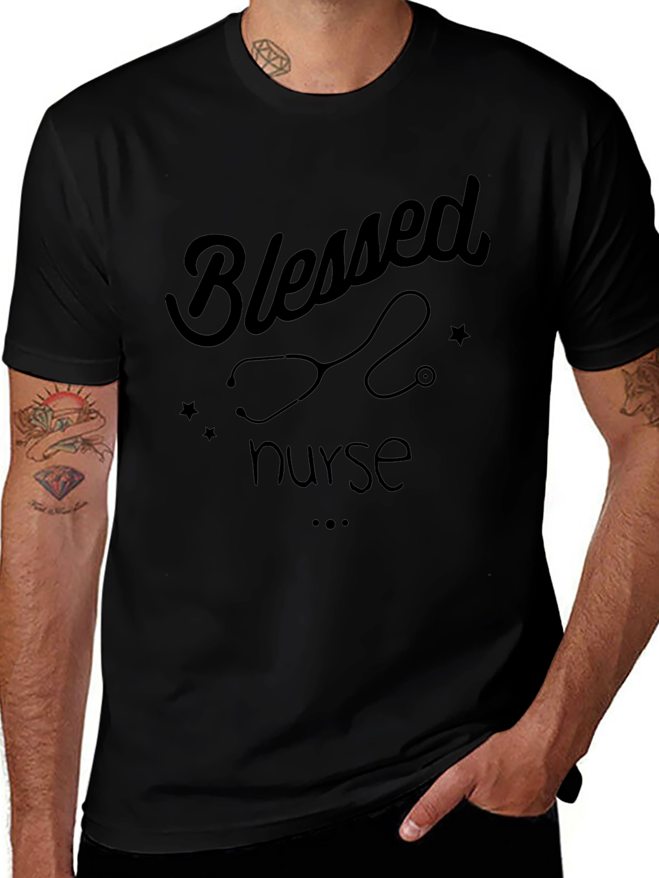 Blessed Nurse T-Shirt - Stylish Appreciation Tee