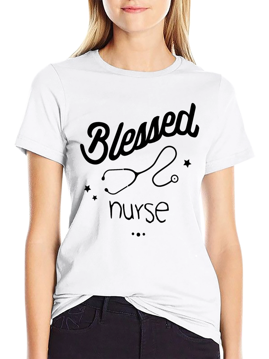 Blessed Nurse T-Shirt - Stylish Appreciation Tee