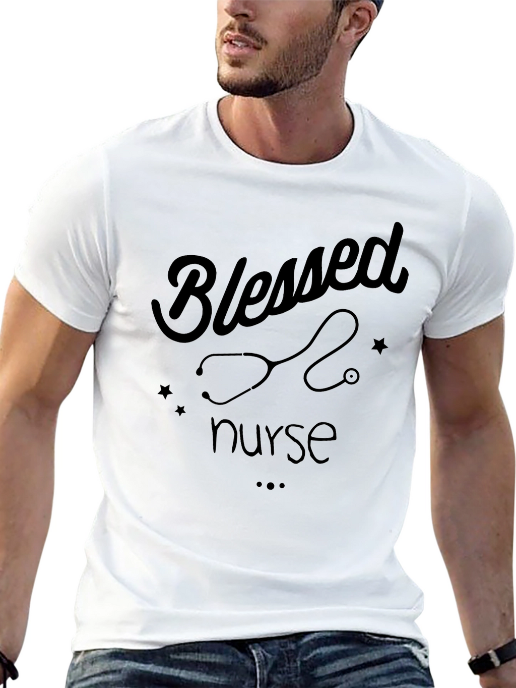 Blessed Nurse T-Shirt - Stylish Appreciation Tee