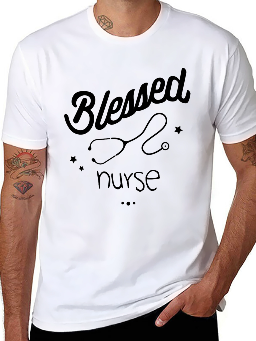 Blessed Nurse T-Shirt - Stylish Appreciation Tee