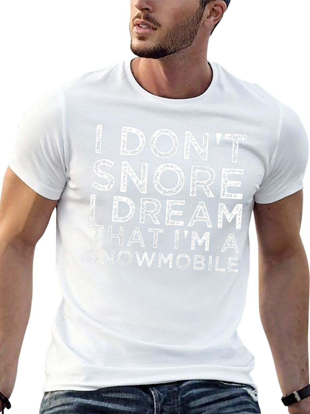 Funny Snowmobile Dream T-Shirt