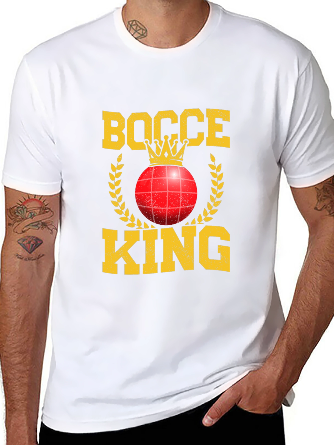 Bocce King Graphic Tee - Black