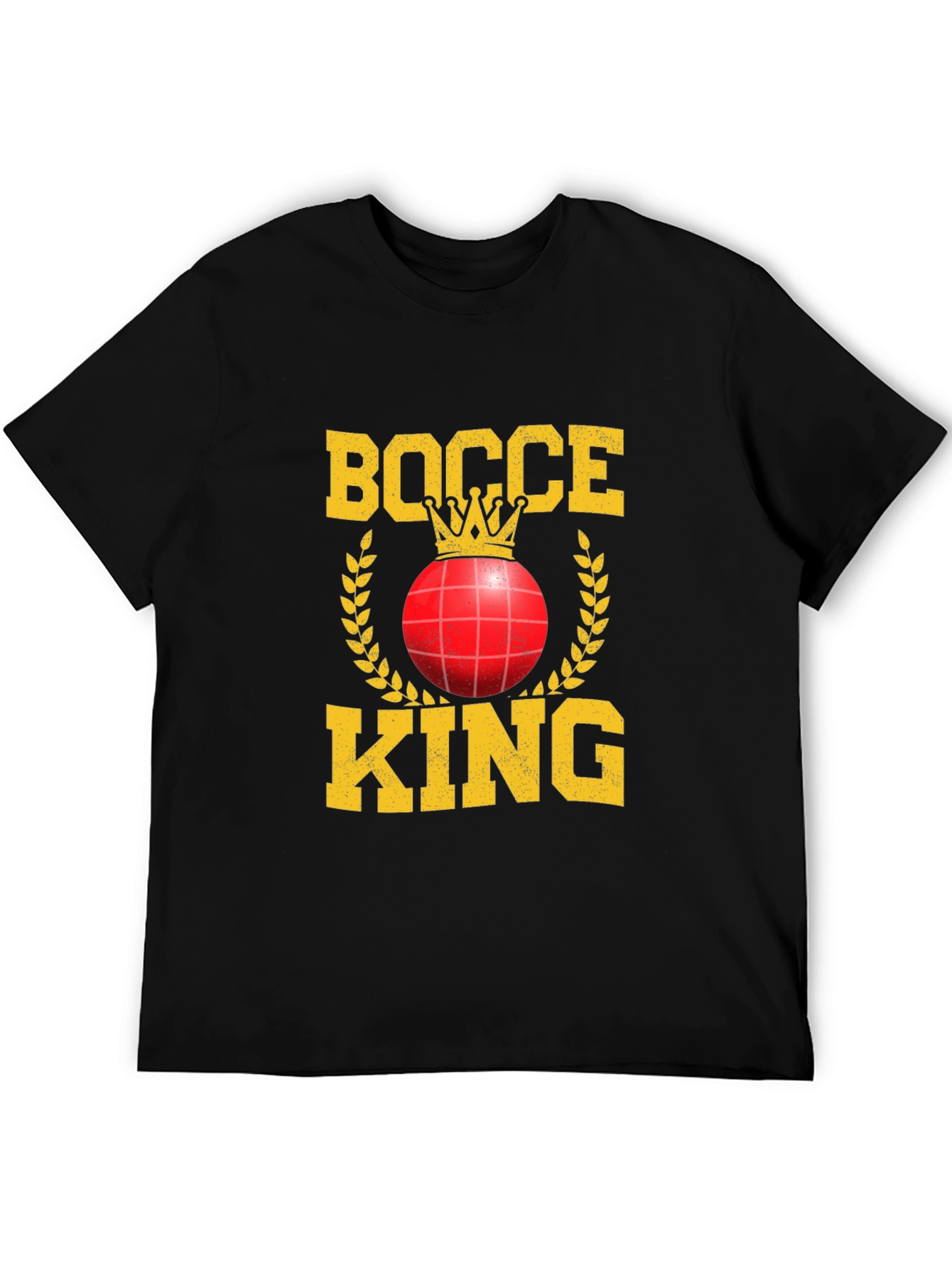 Bocce King Graphic Tee - Black