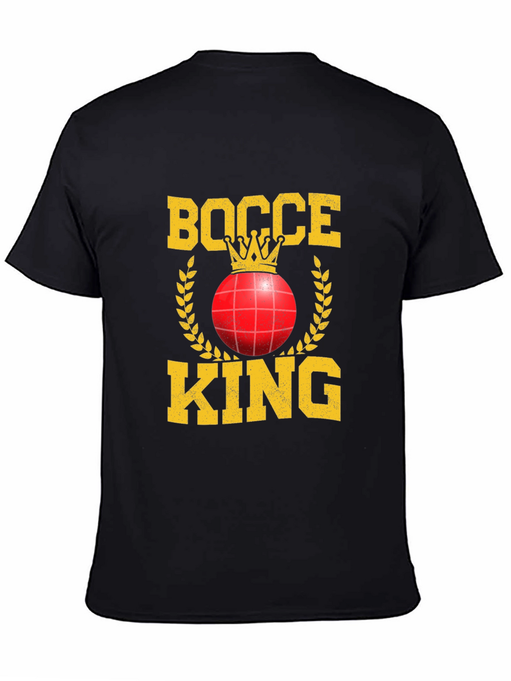 Bocce King Graphic Tee - Black