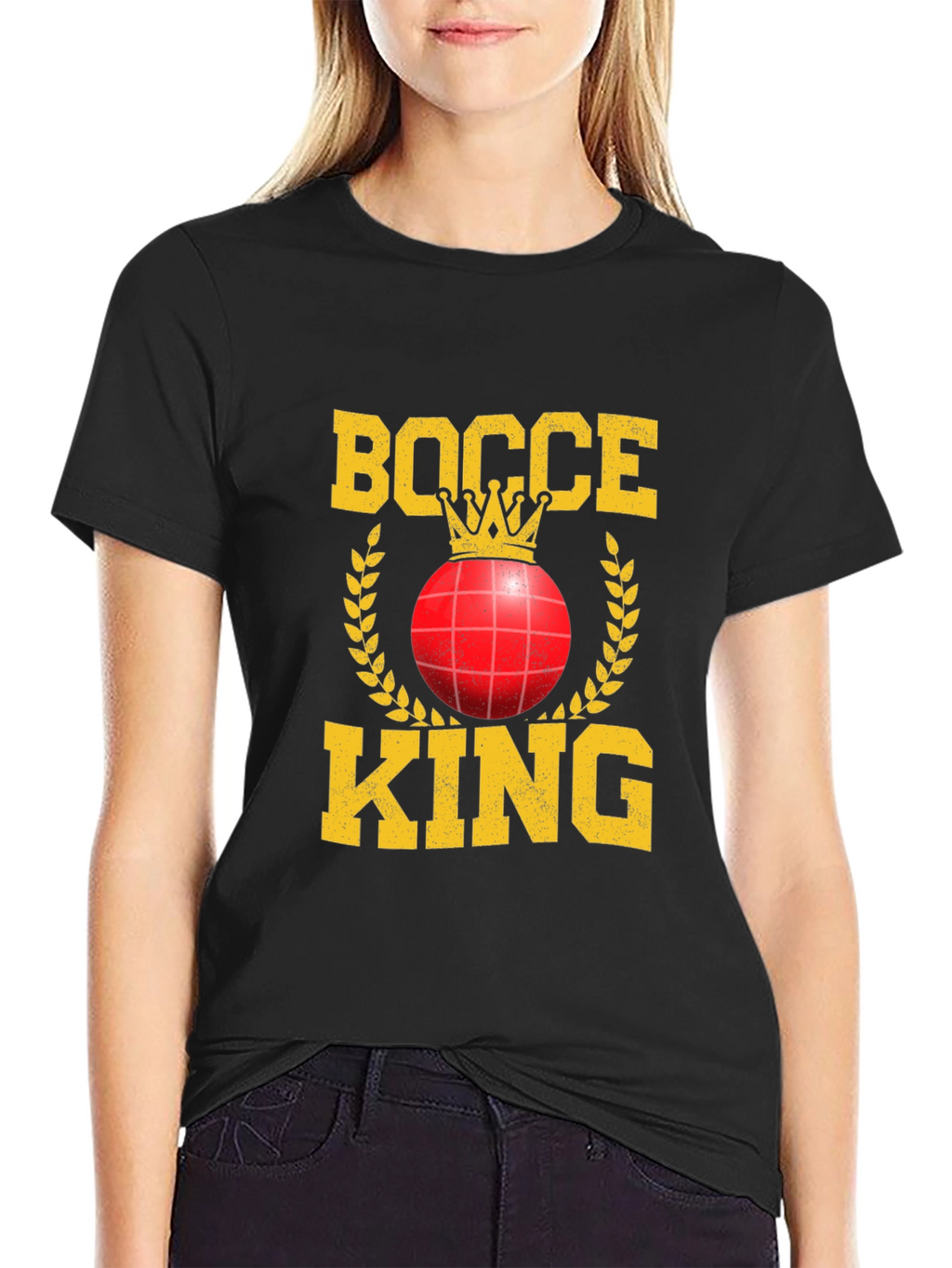 Bocce King Graphic Tee - Black
