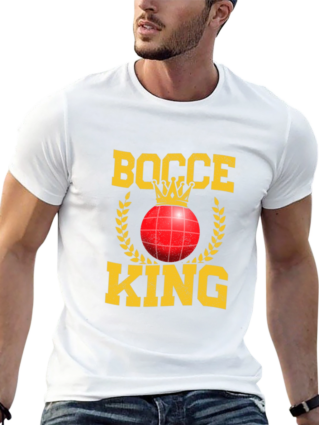 Bocce King Graphic Tee - Black