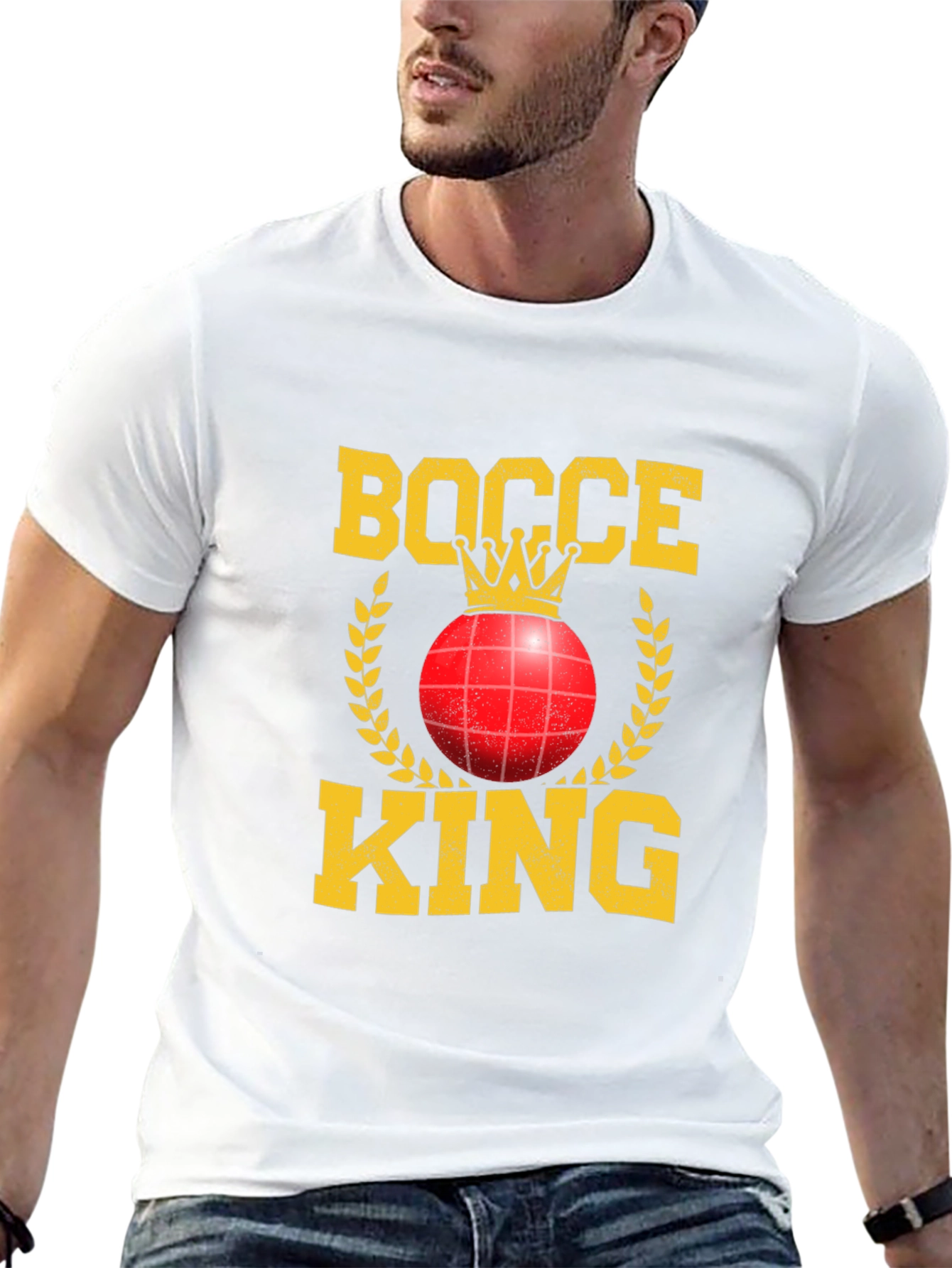 Bocce King Graphic Tee - Black