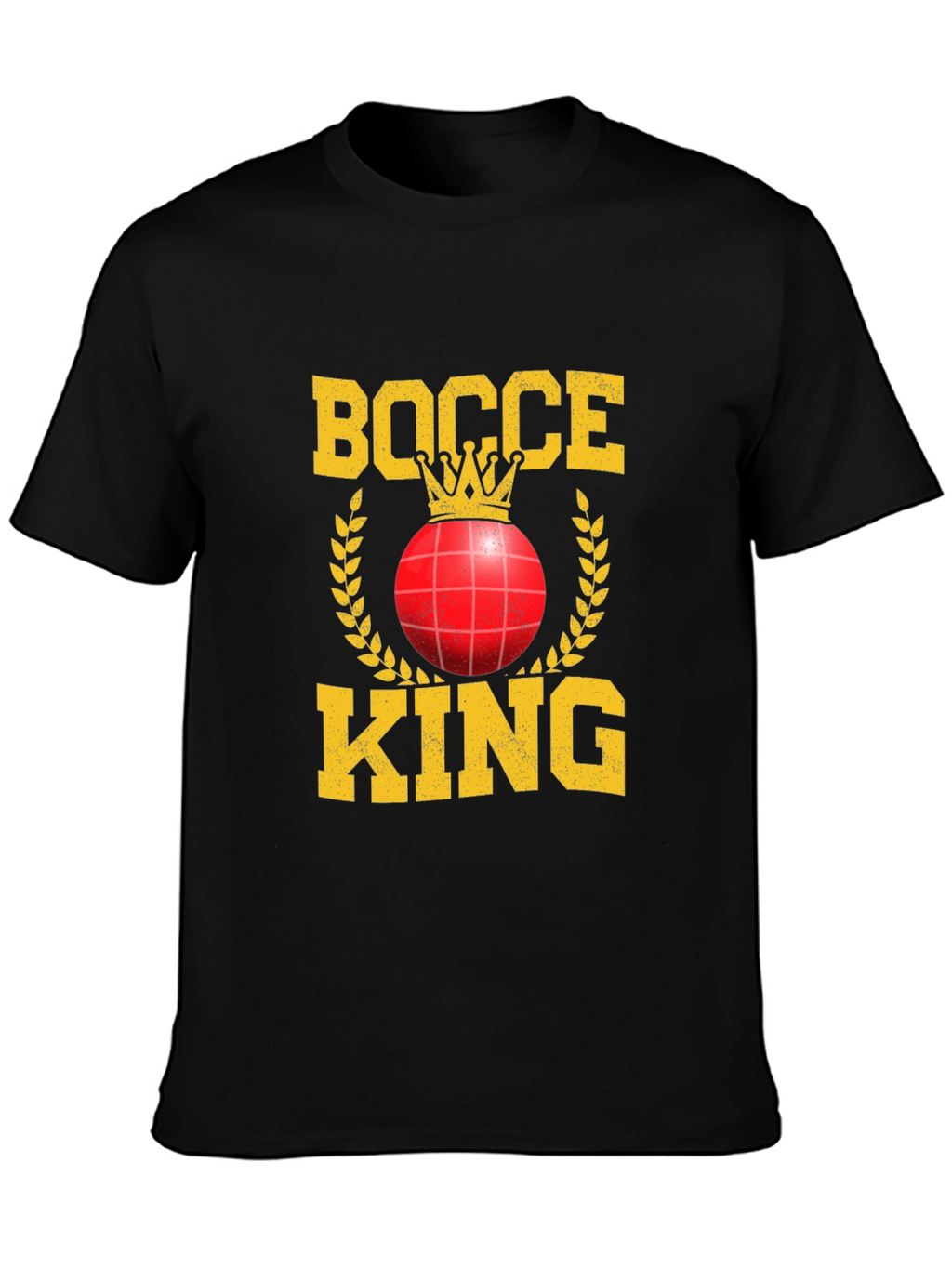Bocce King Graphic Tee - Black