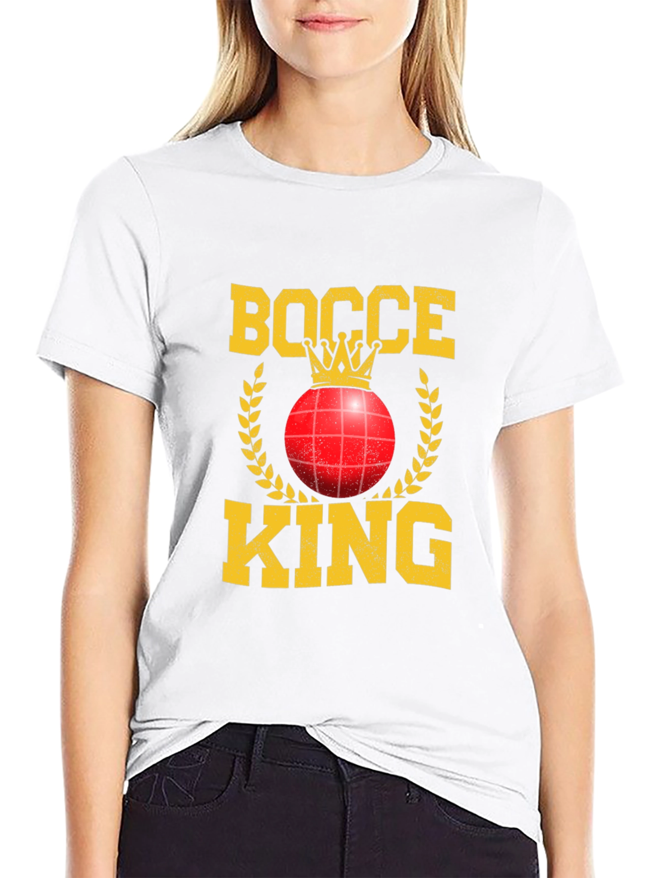 Bocce King Graphic Tee - Black
