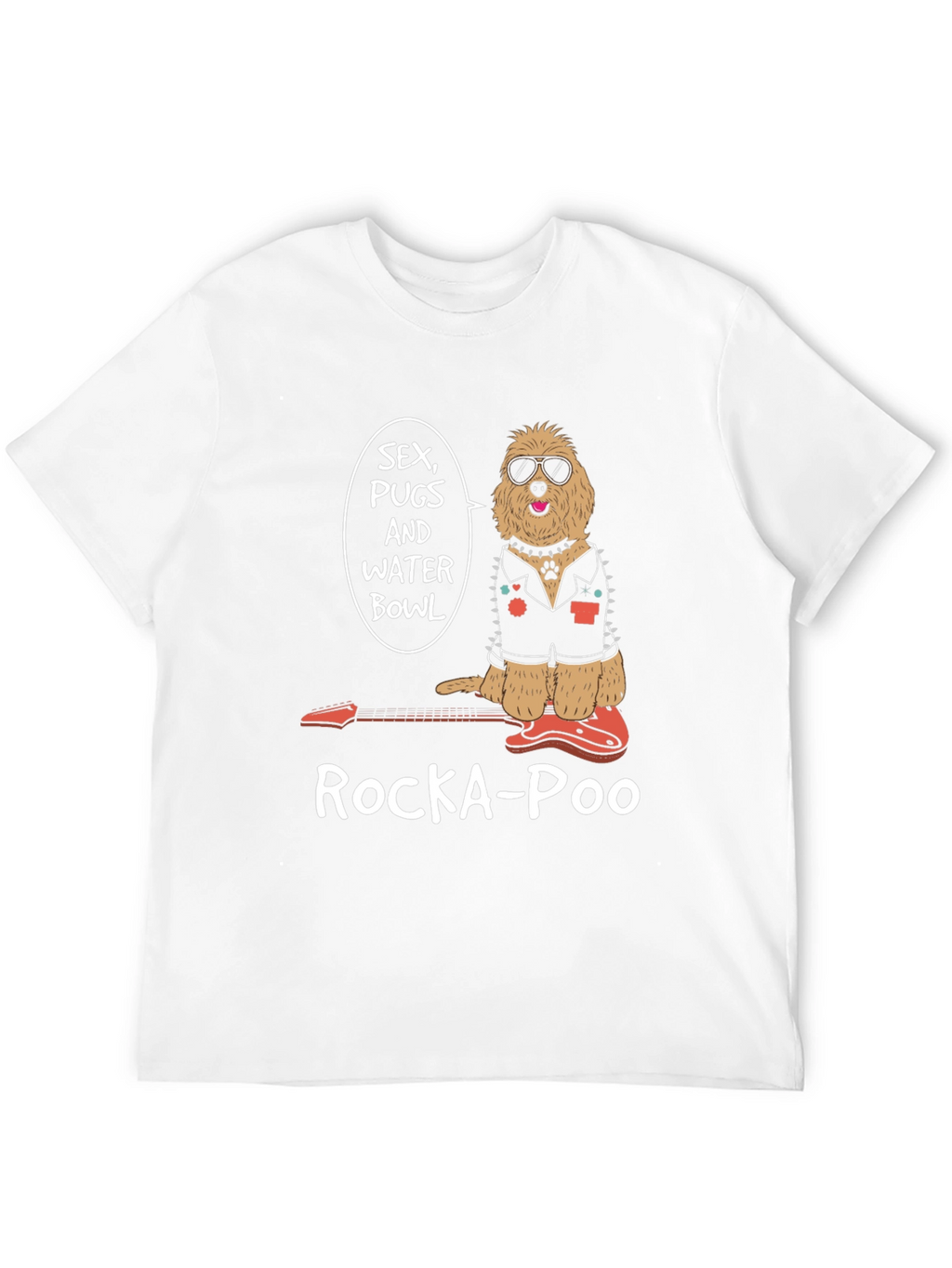 Rocka-Poo Dog Graphic T-Shirt