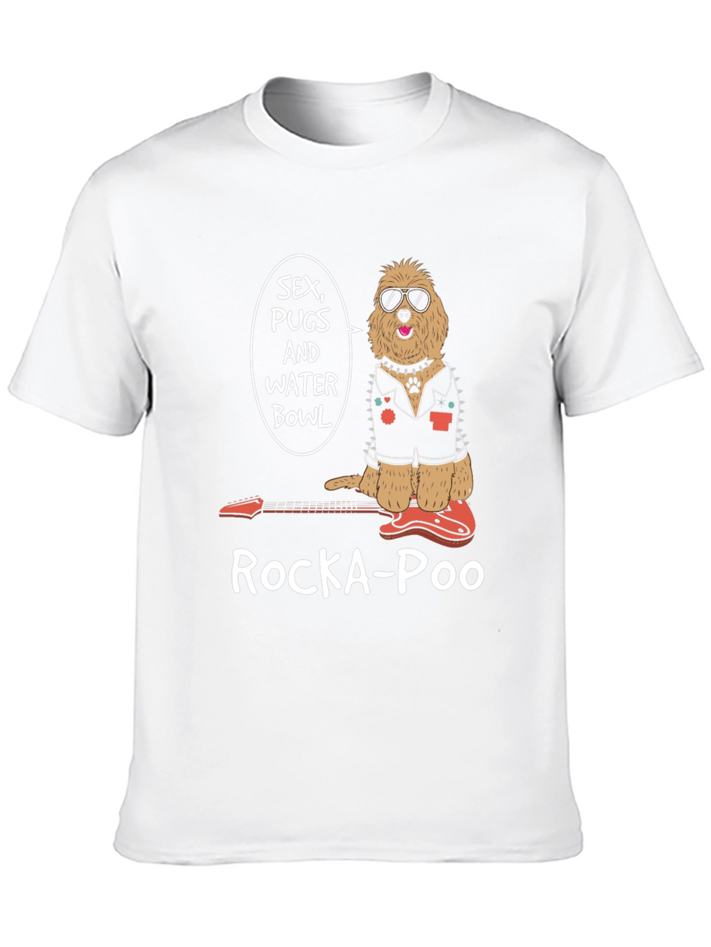 Rocka-Poo Dog Graphic T-Shirt
