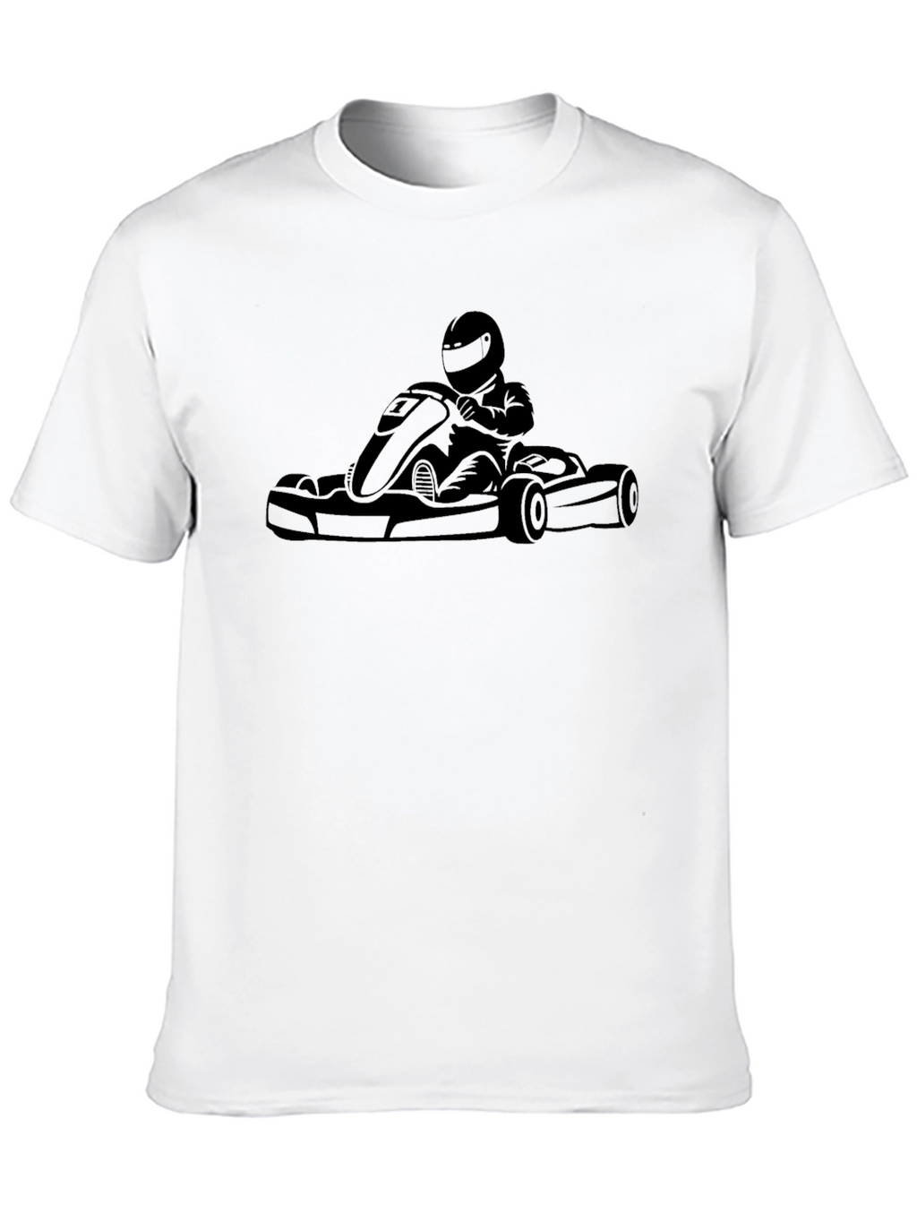 Black Kart Racing Graphic Tee
