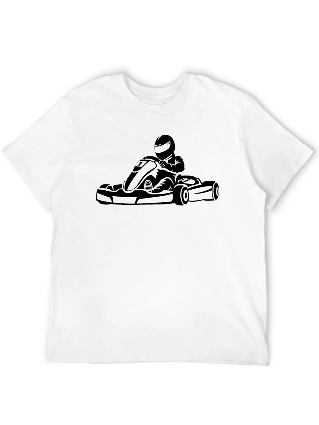 Black Kart Racing Graphic Tee