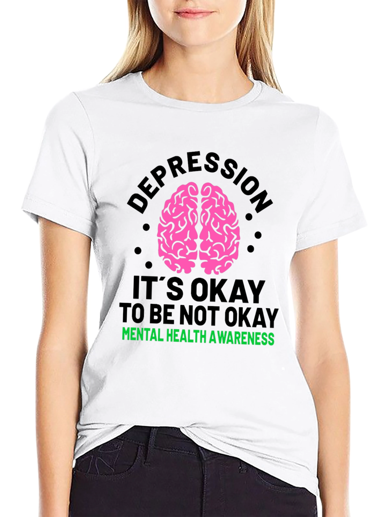 Depression Awareness Graphic T-Shirt - Mental Health Matters