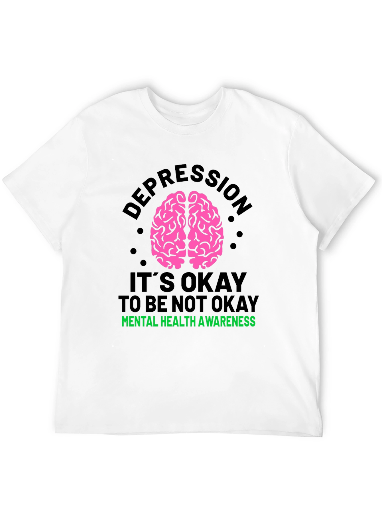 Depression Awareness Graphic T-Shirt - Mental Health Matters