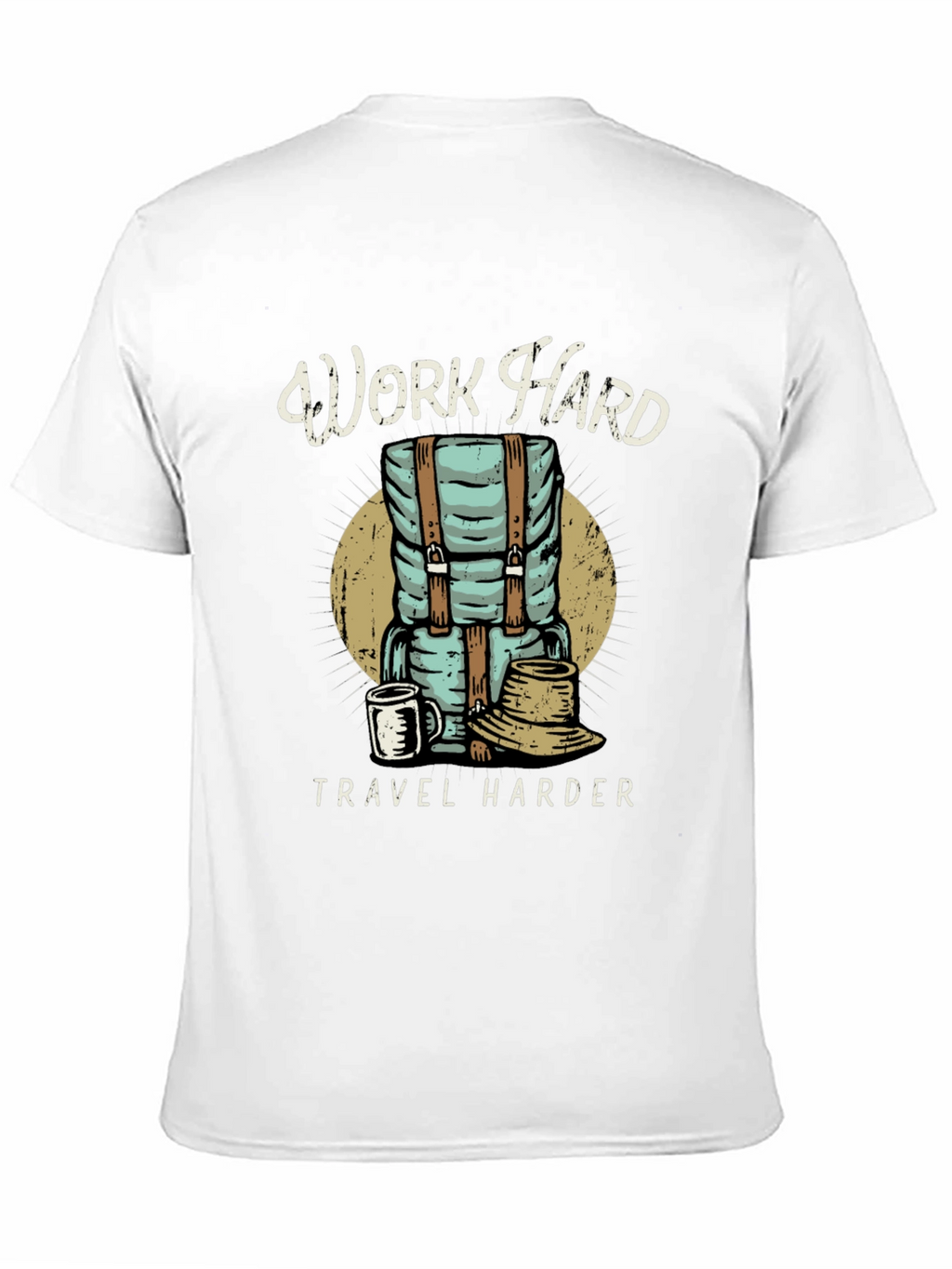 Work Hard Travel Harder Graphic Tee