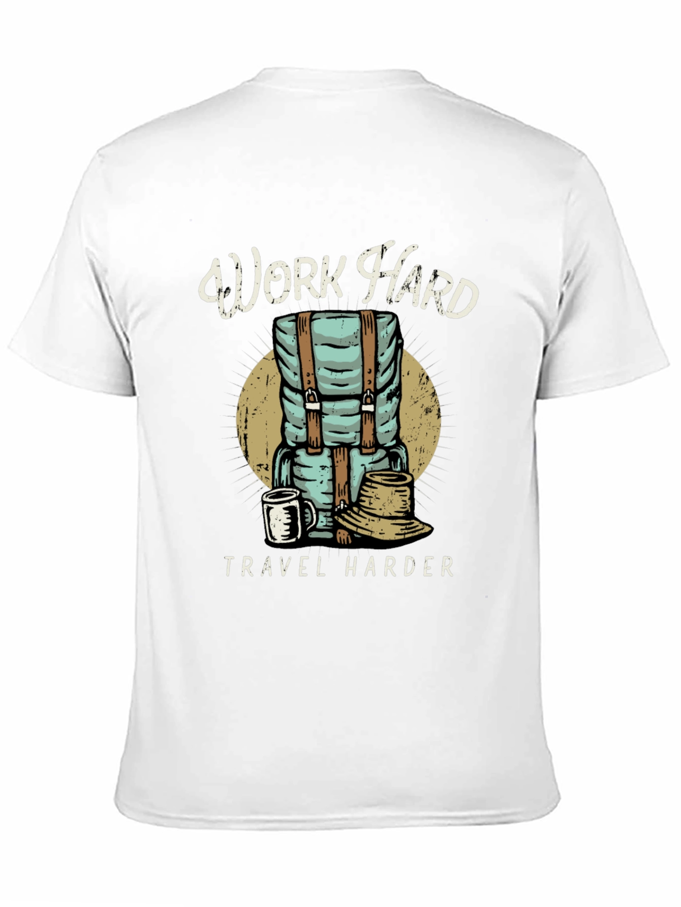 Work Hard Travel Harder Graphic Tee
