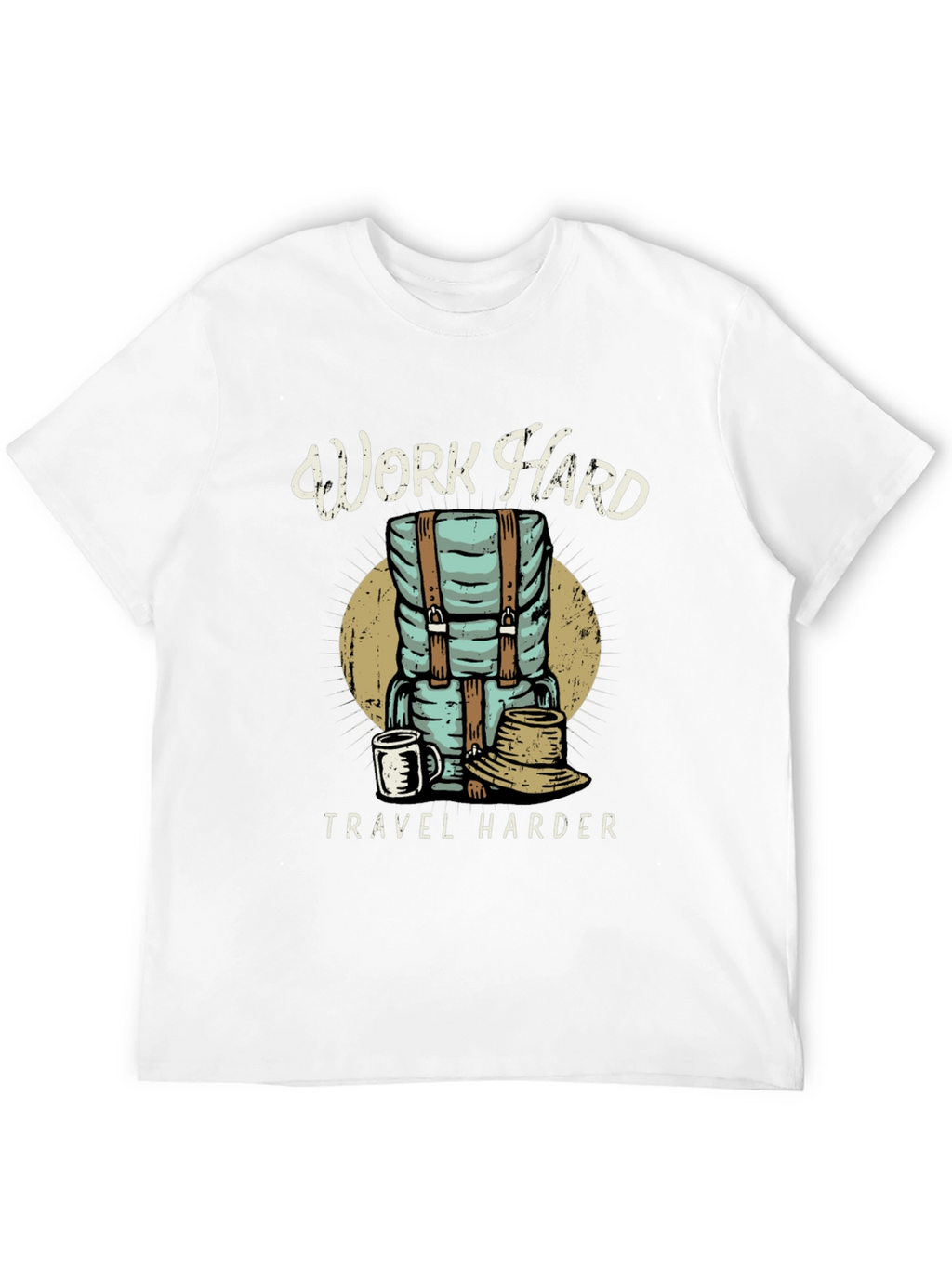 Work Hard Travel Harder Graphic Tee