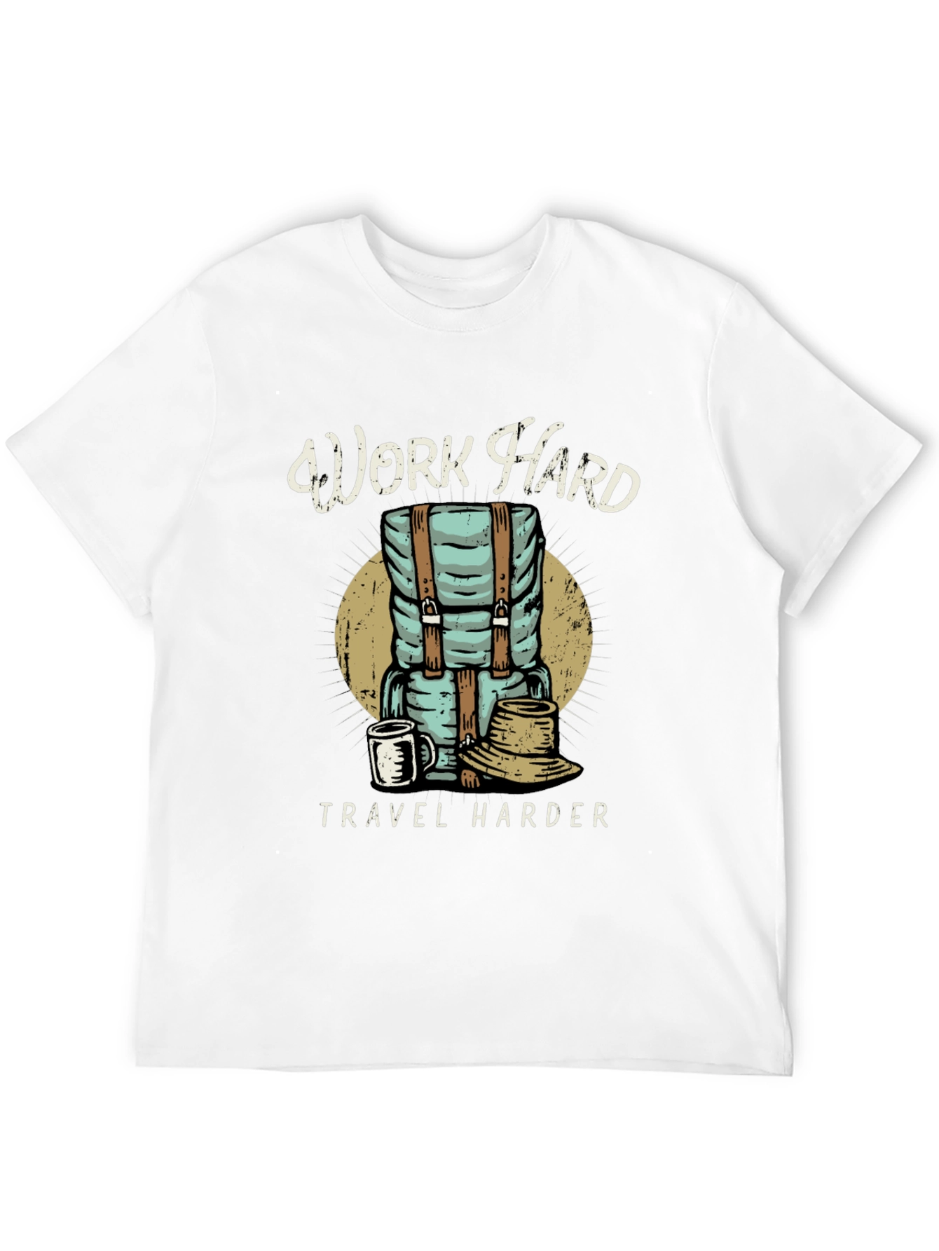 Work Hard Travel Harder Graphic Tee