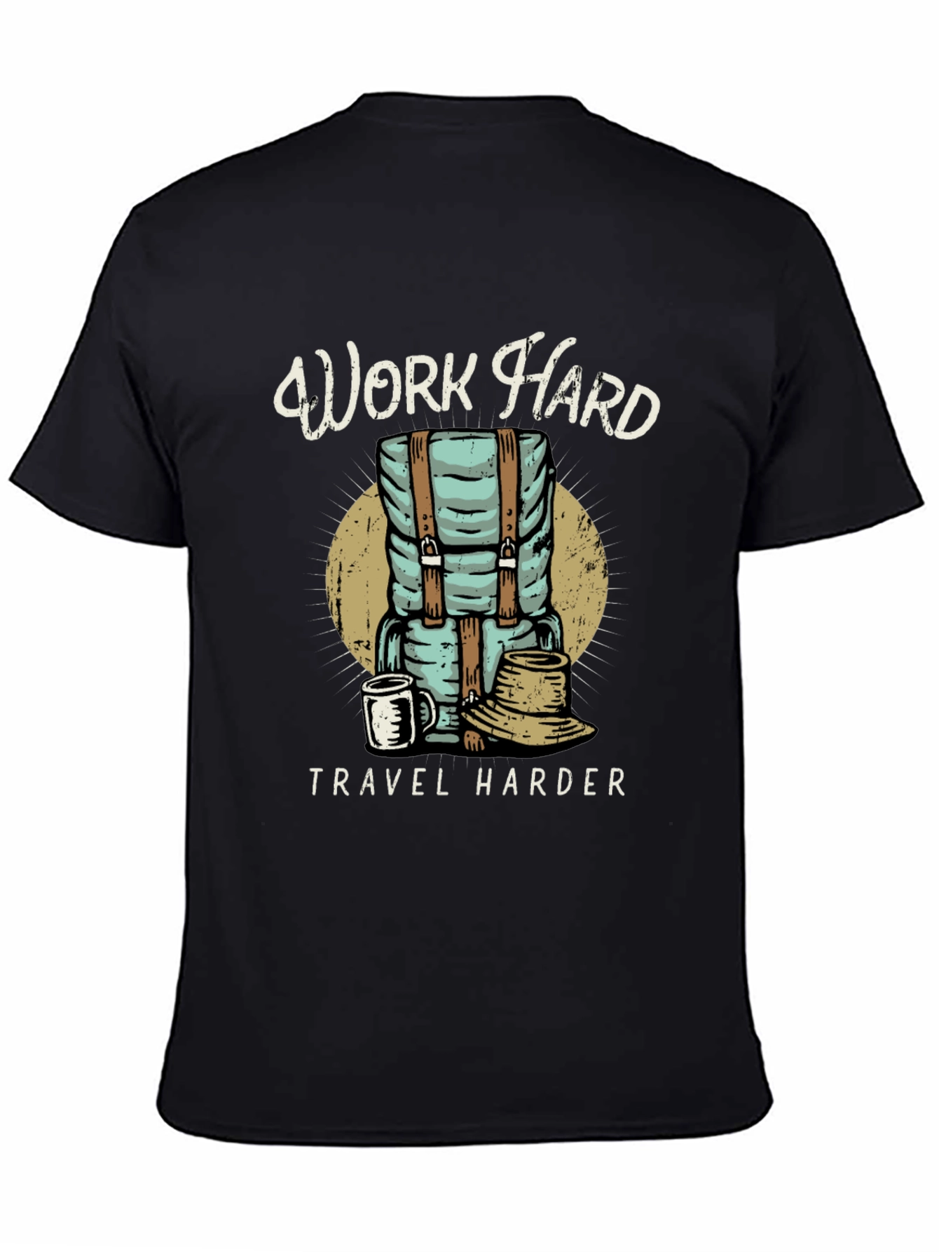 Work Hard Travel Harder Graphic Tee