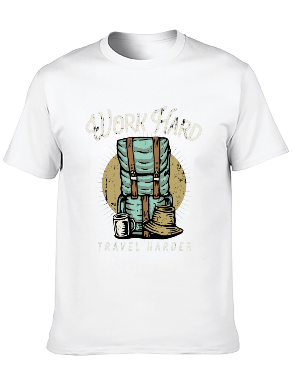 Work Hard Travel Harder Graphic Tee