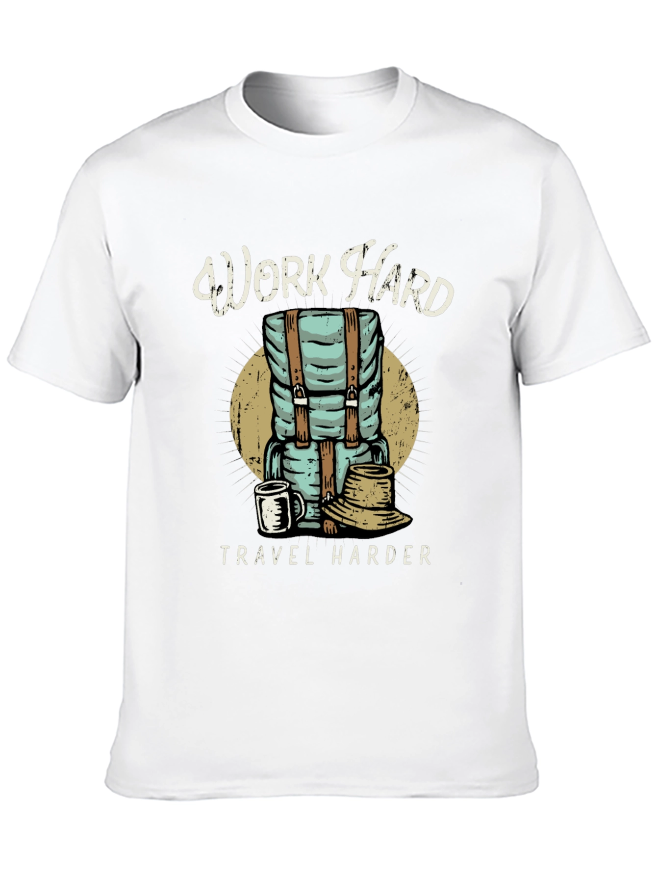Work Hard Travel Harder Graphic Tee