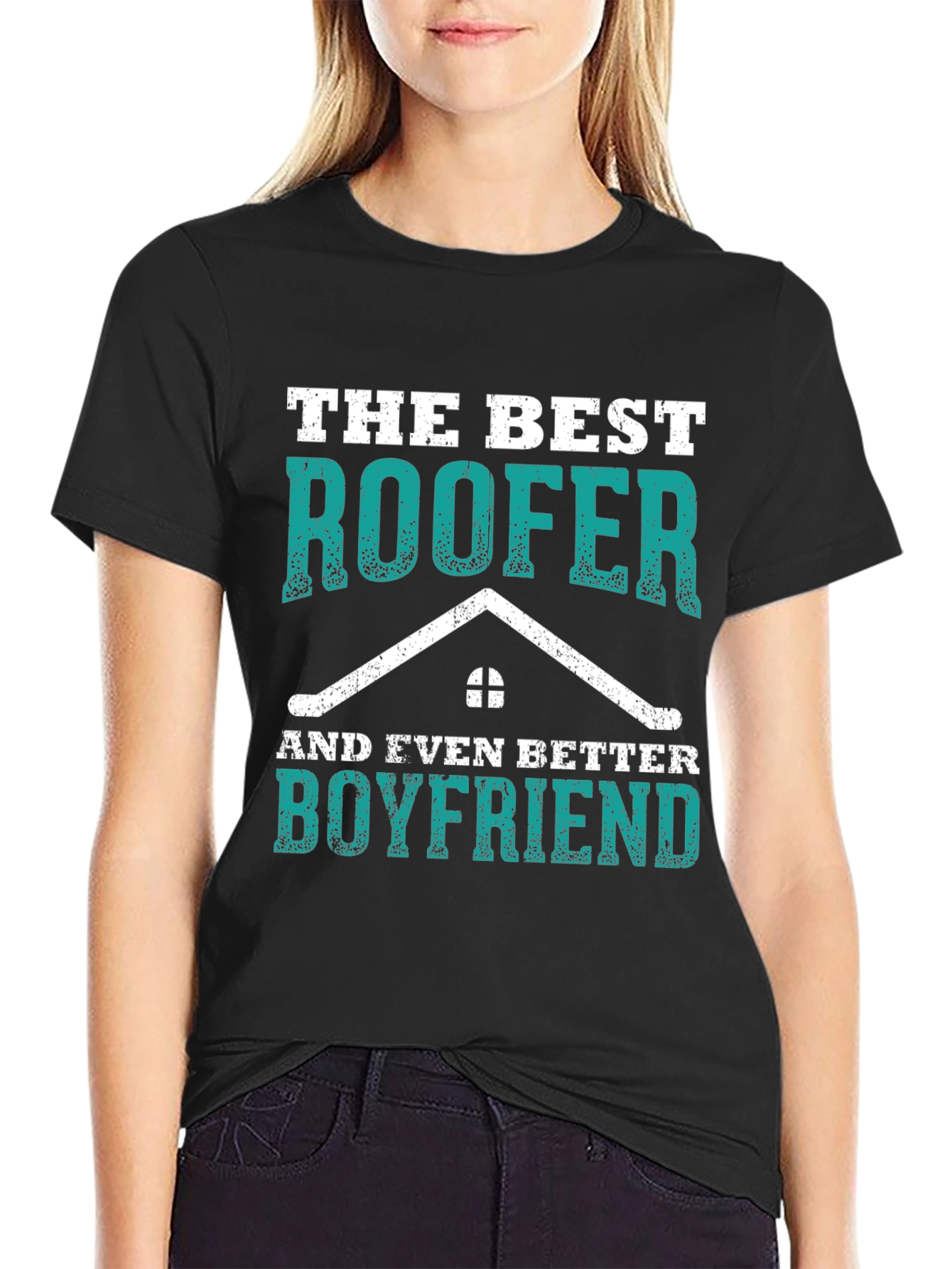 Best Roofer Boyfriend Graphic Tee