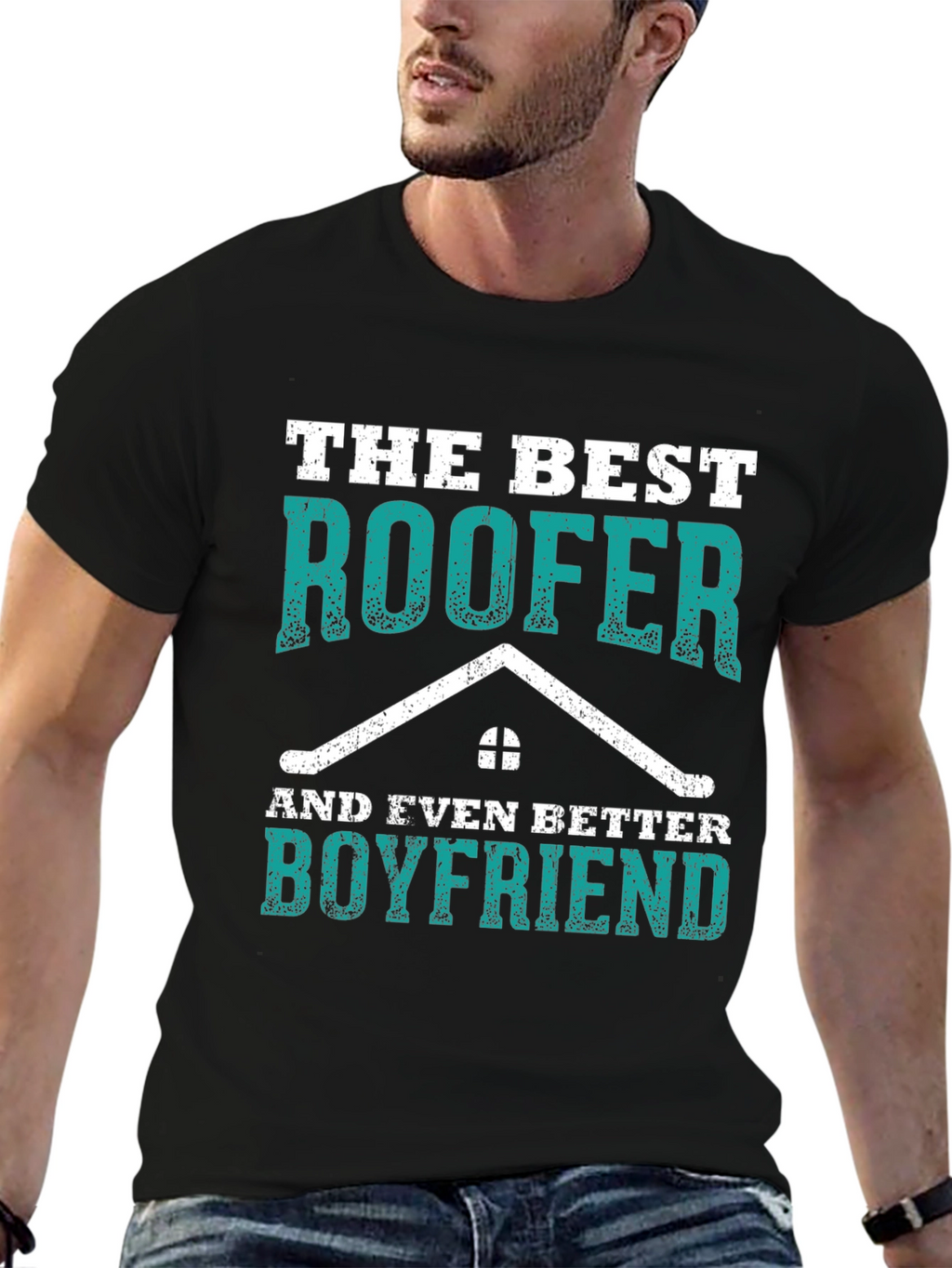Best Roofer Boyfriend Graphic Tee