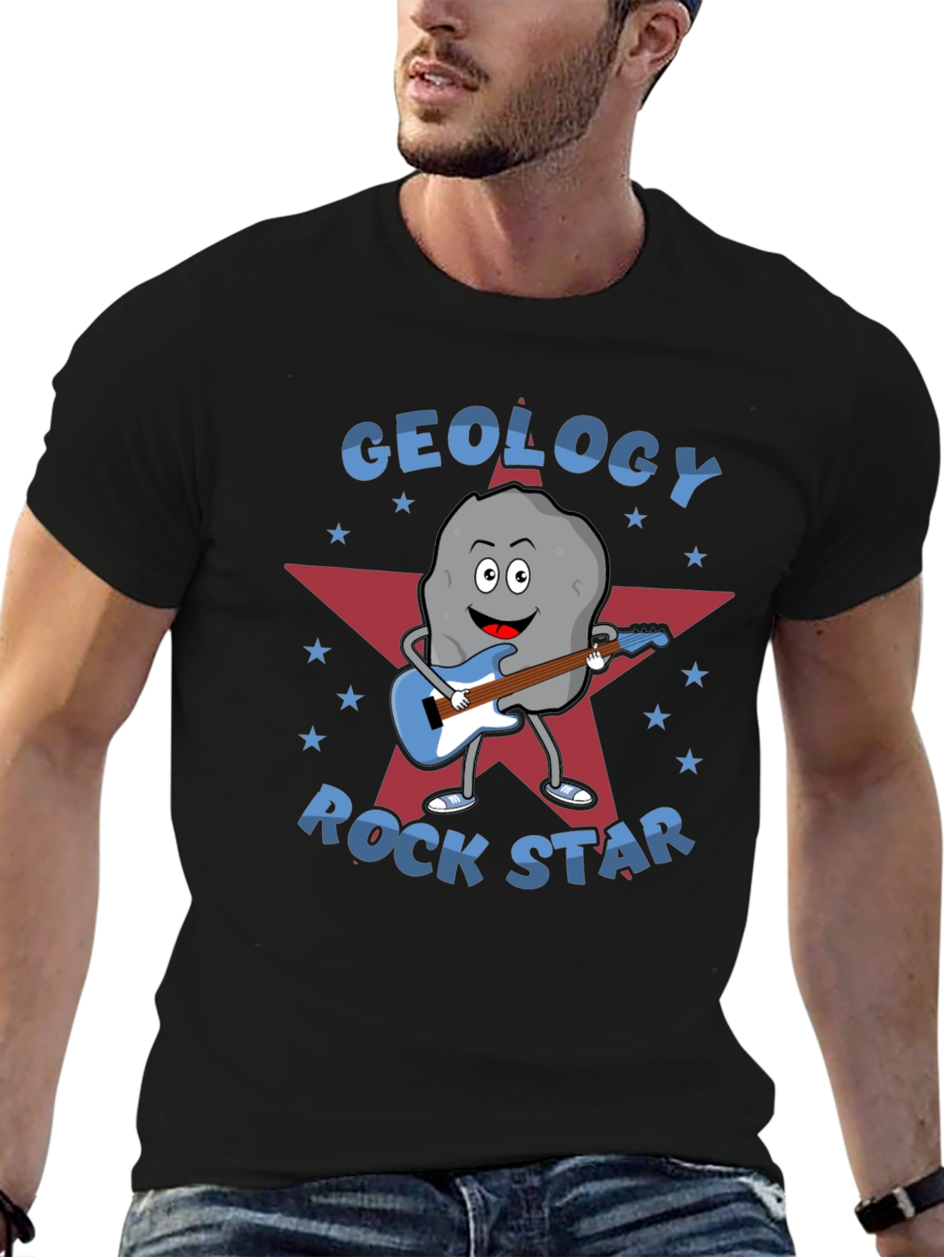 Geology Rock Star Graphic T-Shirt