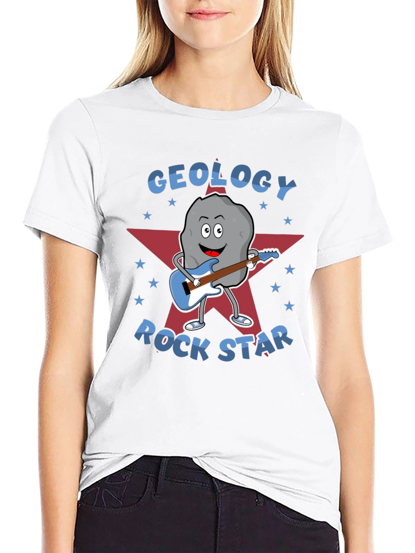 Geology Rock Star Graphic T-Shirt