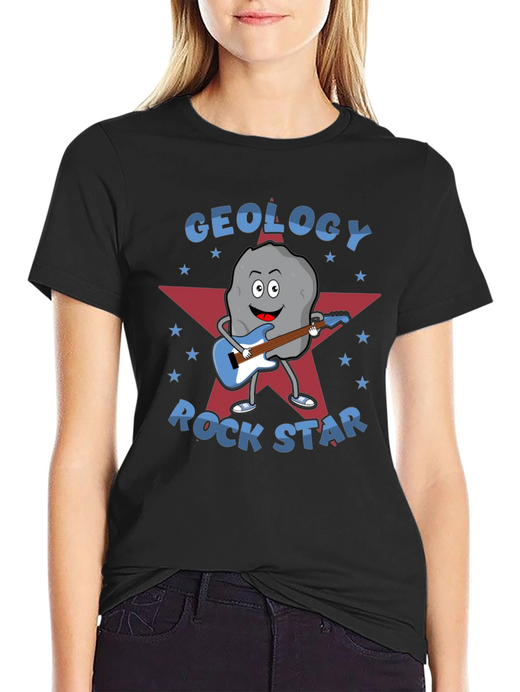 Geology Rock Star Graphic T-Shirt