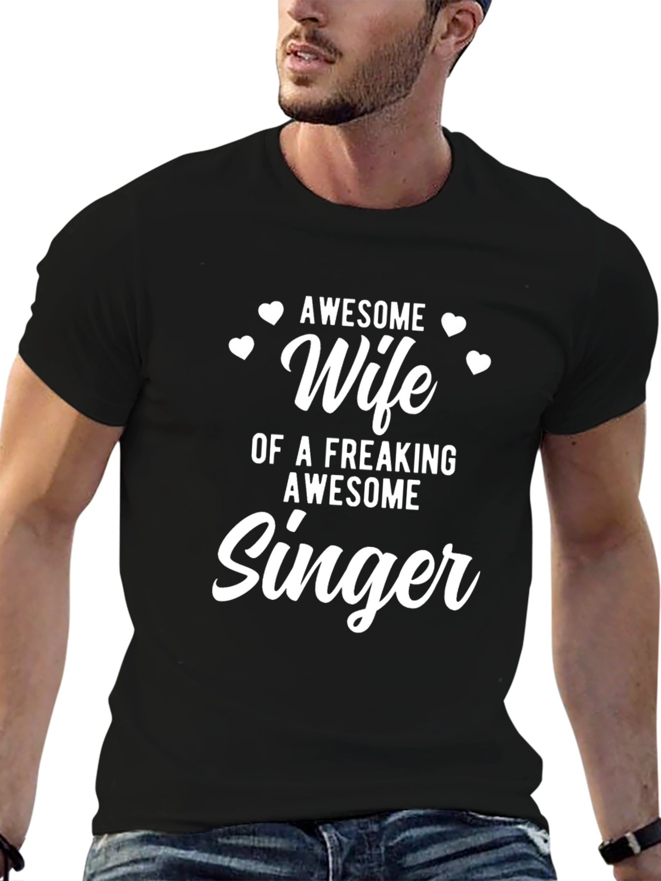 Awesome Wife of a Freaking Awesome Singer T-Shirt