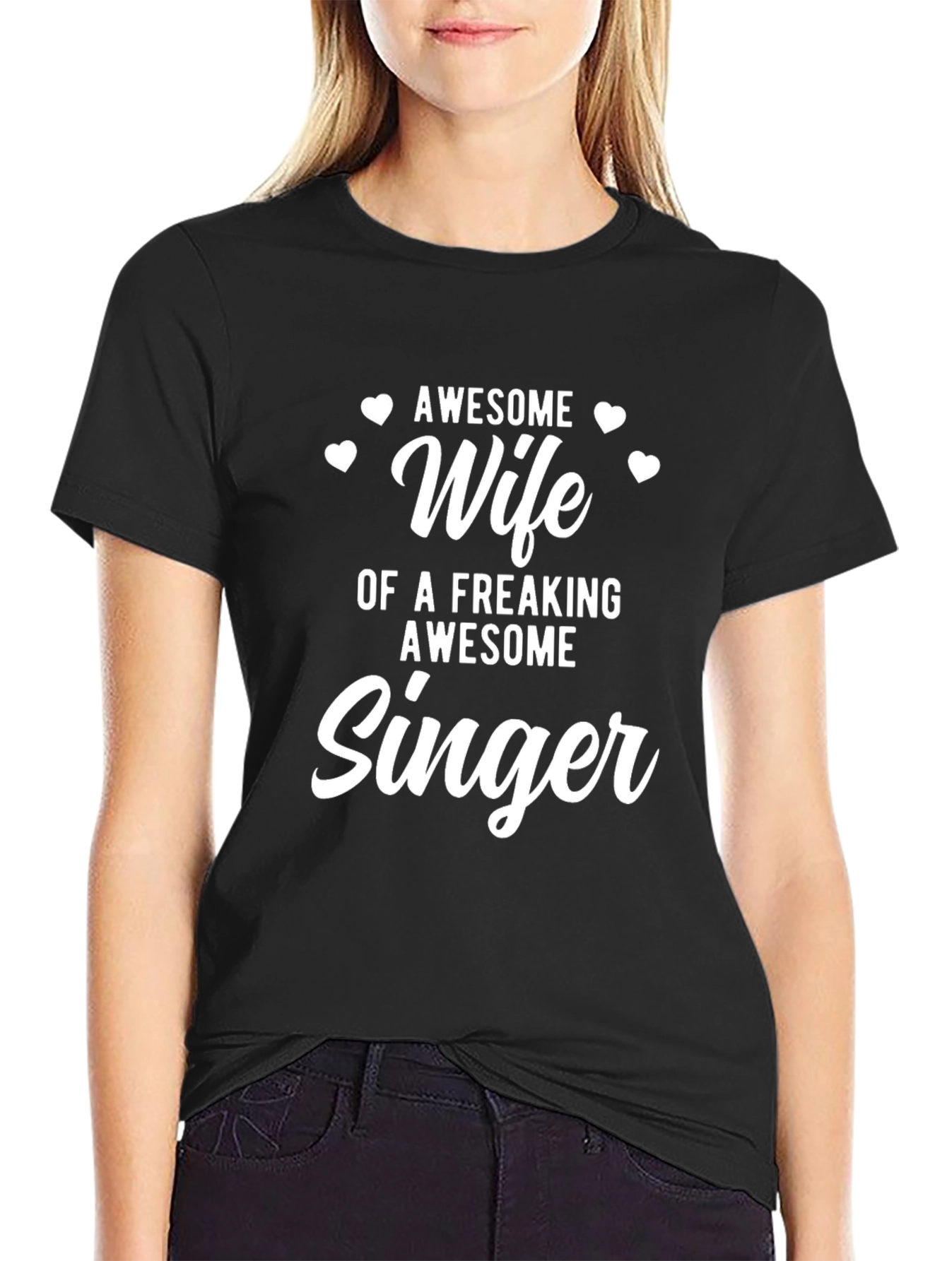Awesome Wife of a Freaking Awesome Singer T-Shirt