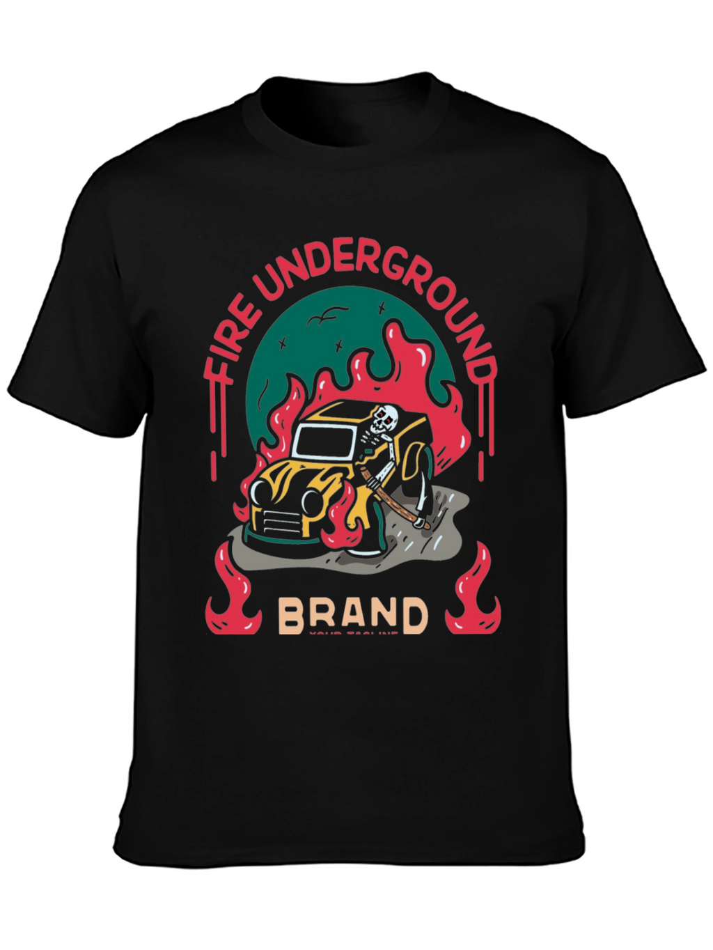 Fire Underground Graphic Tee