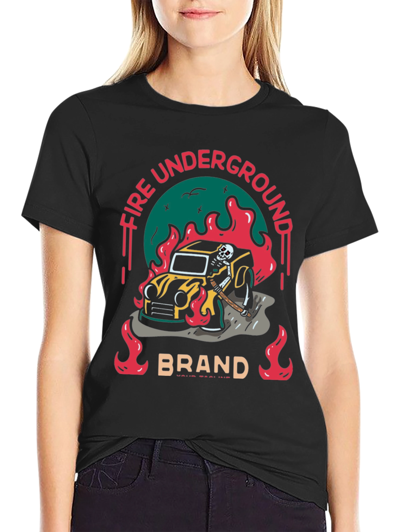 Fire Underground Graphic Tee