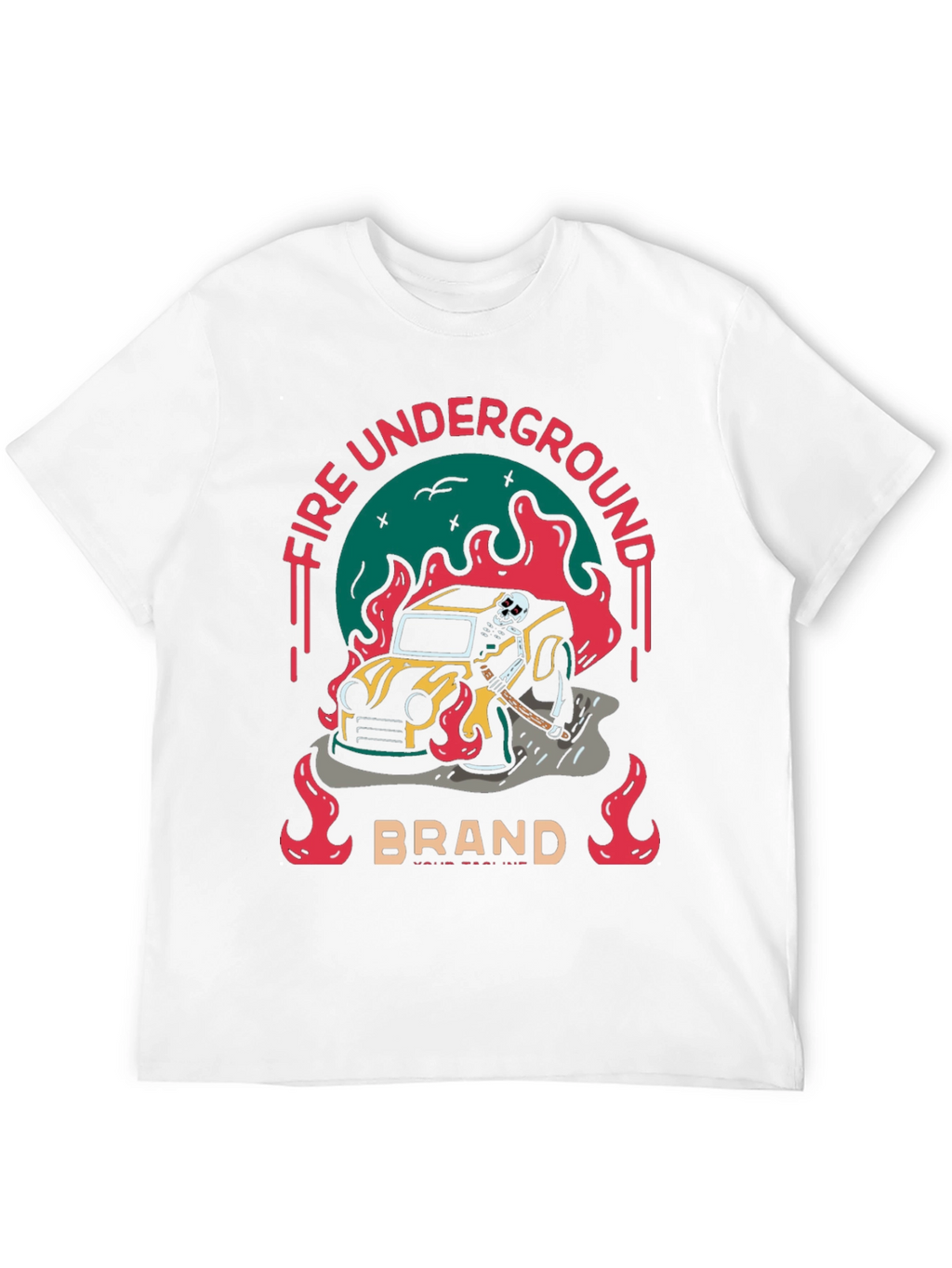 Fire Underground Graphic Tee