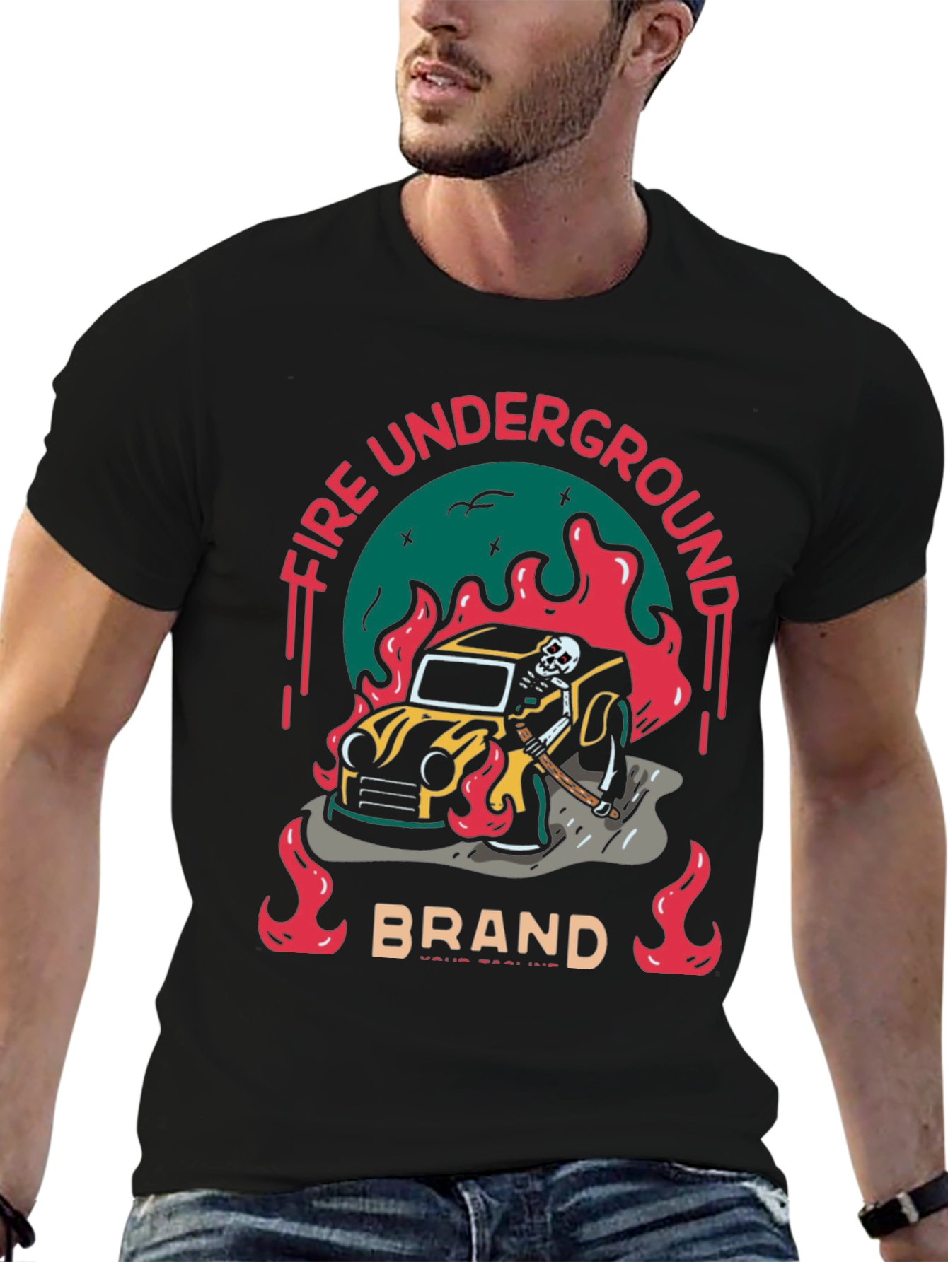Fire Underground Graphic Tee